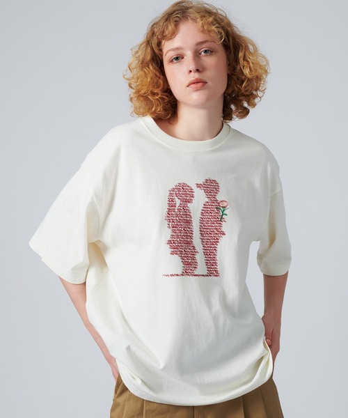 「ONCILY」 半袖Tシャツ MEDIUM ブルー メンズ