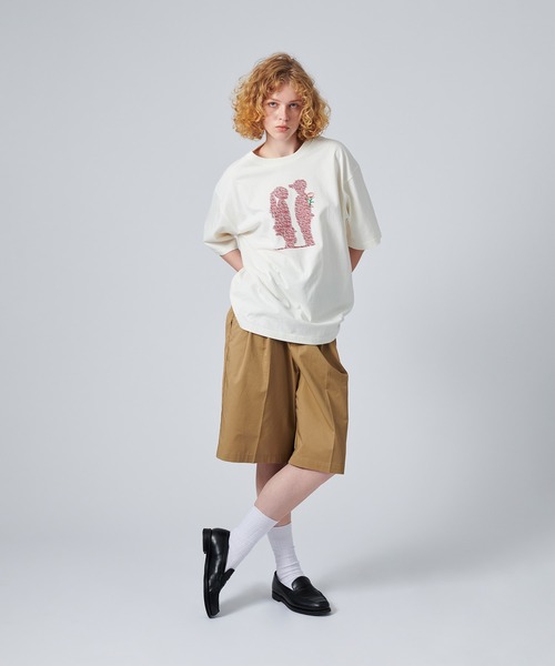 「ONCILY」 半袖Tシャツ MEDIUM ブルー メンズ