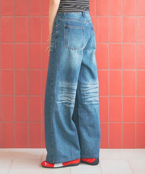 3.3 FIELD TRIP ワイドパンツ ジーンズ デニム デニムパンツ 3.3 Field
