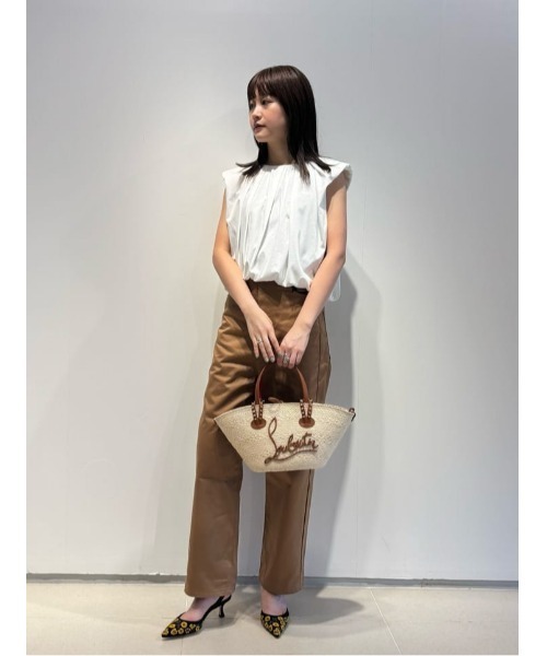 COLUMN tシャツ / スリーブレスドレープカットソー レディース  