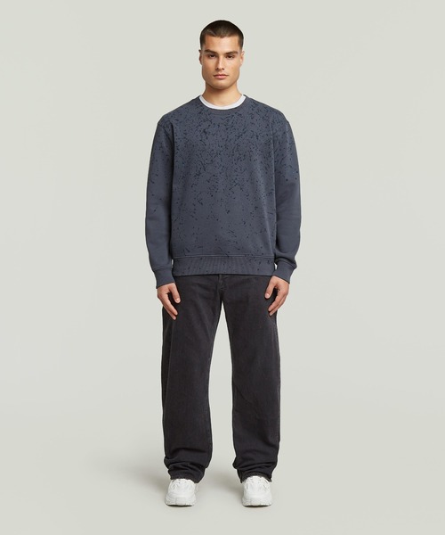 G-STAR RAW トレーナー スウェット PAINT SPLATTER RELAXED SWEATER