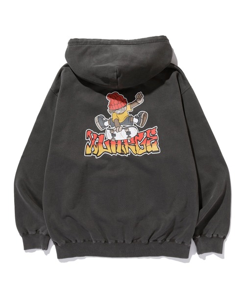 d.i.a.パーカー XLARGE パーカー PIGMENTDYE INDY GRAB ZIP HOODED SWEAT SHIRT