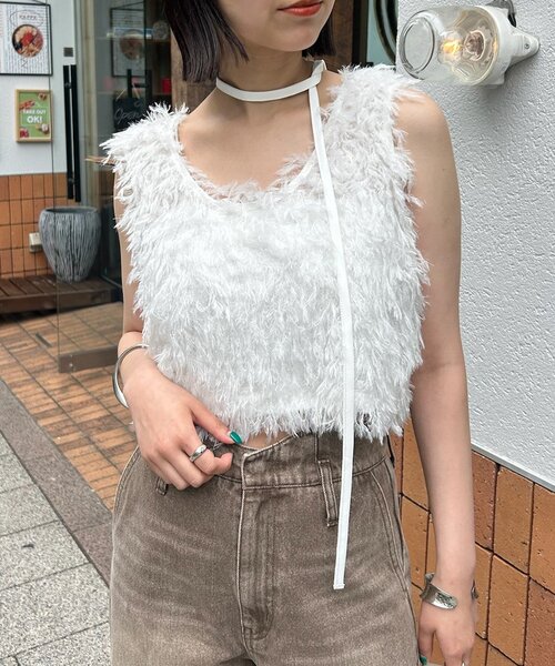 【爆売りセール開催中！】 mystic ベスト ジレ シュガーベスト レディース : ZOZOTOWN トップス