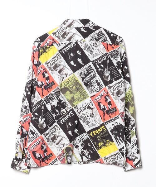 HYSTERIC GLAMOUR 長袖シャツ ヒステリックグラマー 長袖シャツ スーベニアシャツ ブラック