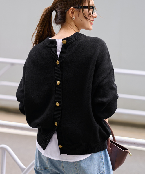 FRAMeWORK（フレームワーク） ニットカーディガン FREE ブラック