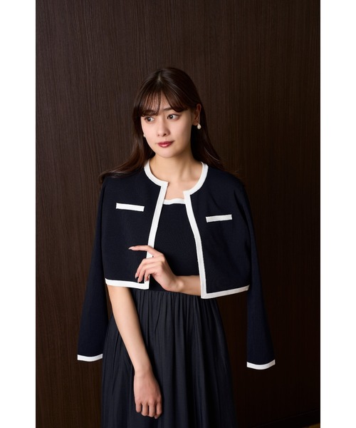 【美品】Her Lip Toハーリップトゥ マルチカラーレースワンピースMピンク Her lip to ワンピース Little Butterfly Sleeve Dress