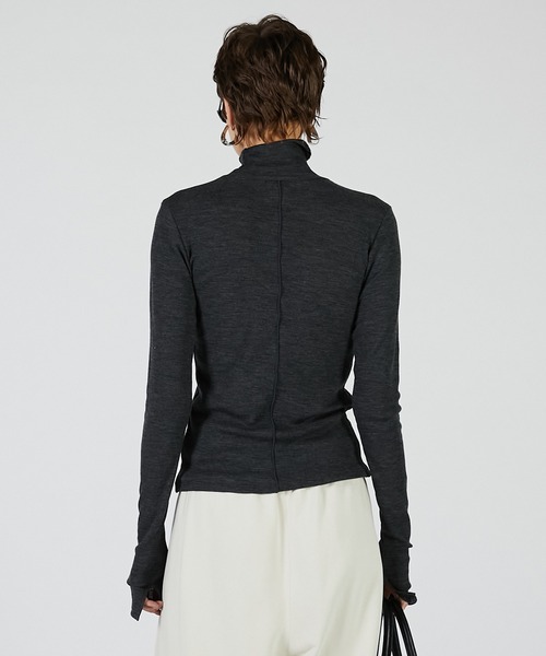 PRANK PROJECT プランクプロジェクト 25AW Pure Merino Wool Turtleneck Top ピュアメリノウールタートルトップ 31252415102 Free IVORY セーター ニット トップス【新古品】【中古】【PRANK PROJECT】 PRANK PROJECT（プランクプロジェクト） ピュアメリノウールタートル