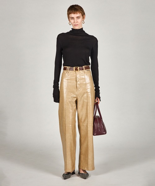 PRANK PROJECT プランクプロジェクト 25AW Pure Merino Wool Turtleneck Top ピュアメリノウールタートルトップ 31252415102 Free IVORY セーター ニット トップス【新古品】【中古】【PRANK PROJECT】 PRANK PROJECT（プランクプロジェクト） ピュアメリノウールタートル