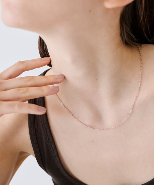 ete ペンダントネックレス K18 ダイヤモンド ネックレス「ブライト」（260838-660838） ｜ women