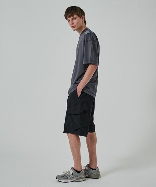 N.HOOLYWOOD レザーショーツ エヌハリウッド】2251-CP52-003 SHORTS(36 DARK GREY): N.HOOLYWOOD