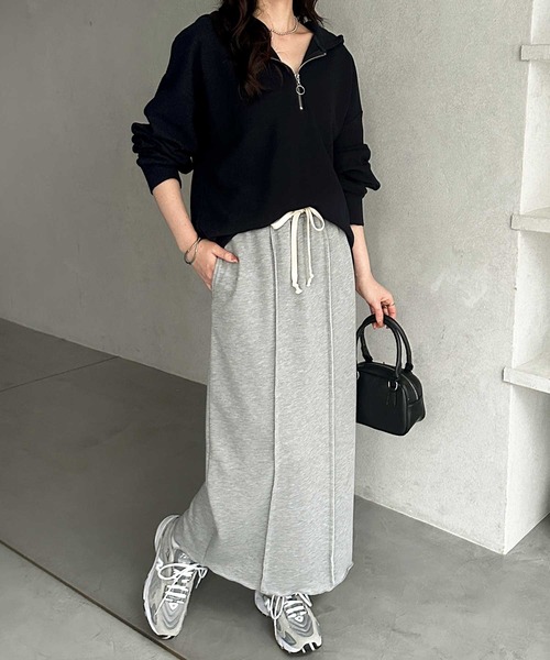 GeeRA（ジーラ） スカート 「S-LLサイズ」すっきり見え！フロント