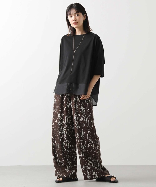 tシャツ 裾シアーラウンド７分袖カットソー レディース | Gready Brilliant | 04
