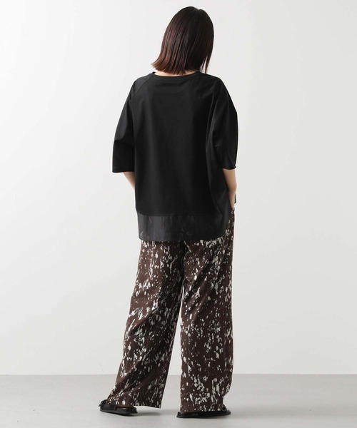 tシャツ 裾シアーラウンド７分袖カットソー レディース | Gready Brilliant | 06