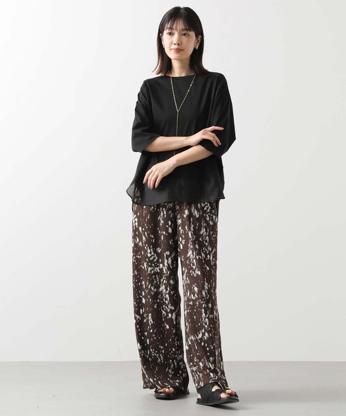 tシャツ 裾シアーラウンド７分袖カットソー レディース | Gready Brilliant | 07
