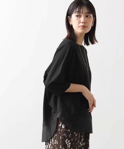 tシャツ 裾シアーラウンド７分袖カットソー レディース | Gready Brilliant | 09
