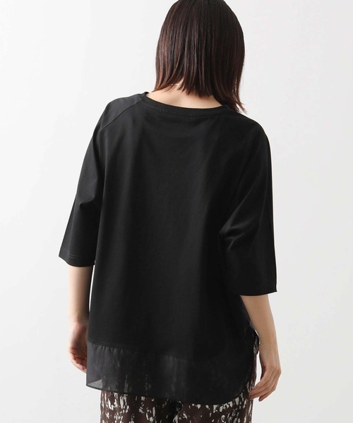 tシャツ 裾シアーラウンド７分袖カットソー レディース | Gready Brilliant | 10