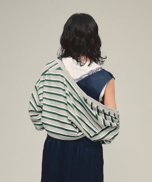 カーディガン 「eL」Border Bolero Cardigan/581140 レディース | ブランド登録なし | 08