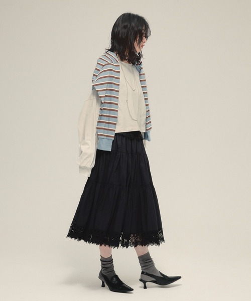 カーディガン 「eL」Border Bolero Cardigan/581140 レディース | ブランド登録なし | 18