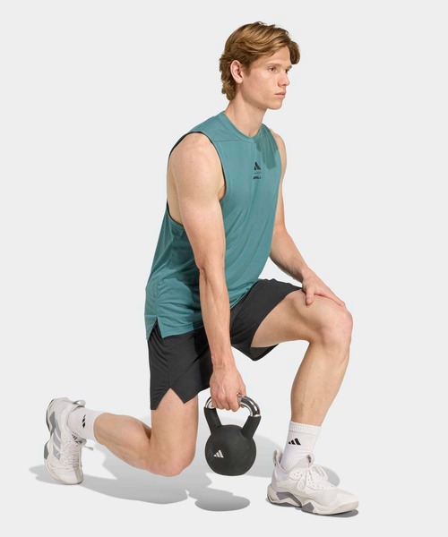adidas グラフィックタンクトップ アディダス(adidas) ノースリーブシャツ Les Mills グラフィック