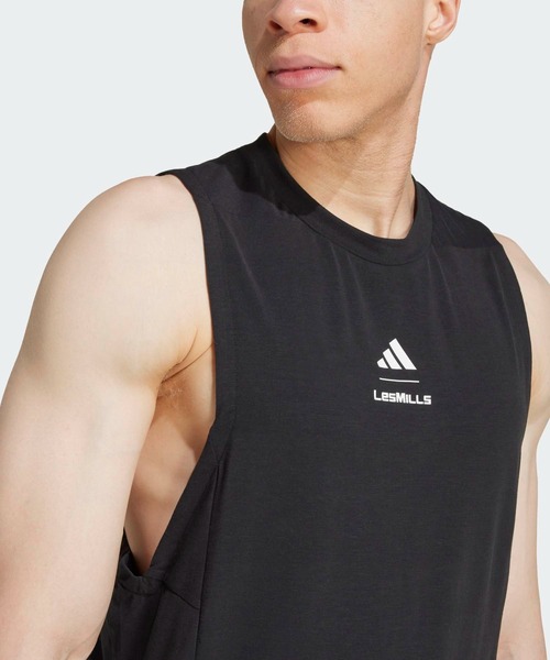 adidas（アディダス） タンクトップ Les Mills グラフィック タンク