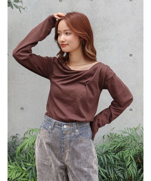 Ungrid - 新品未使用　Ungrid  Schott別注ロングスリーブTee セール】ショートメッシュロングスリーブTee（Tシャツ
