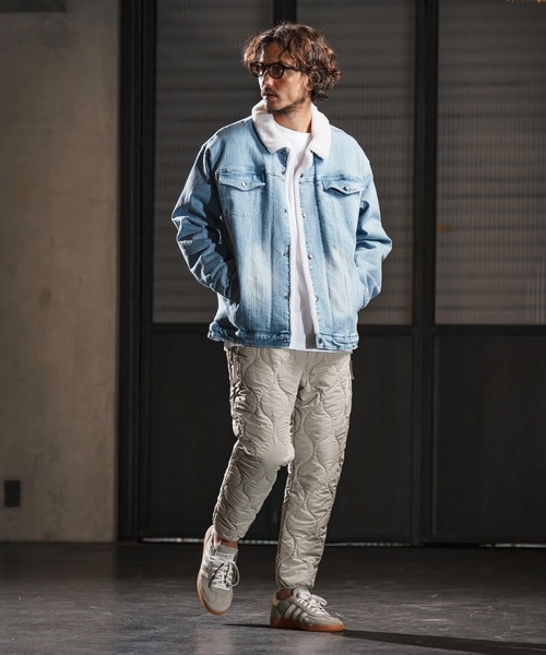 wjk reluxe デニムジャケット gジャン mj10962-used like boa denim