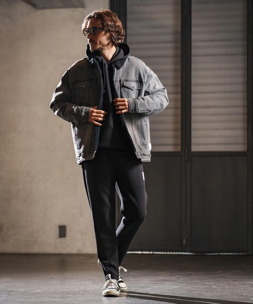 wjk reluxe デニムジャケット gジャン mj10962-used like boa denim