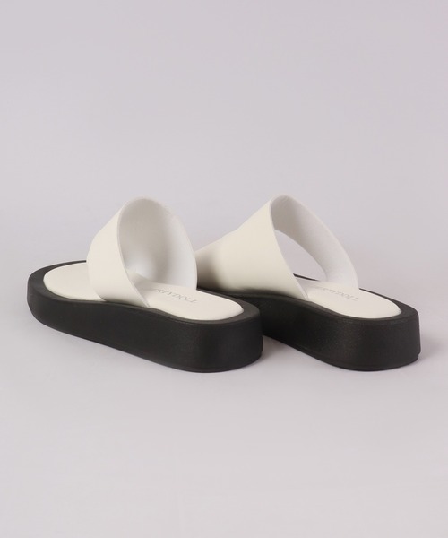 「LibertyDoll」 フラットサンダル M ブラック レディース_画像7