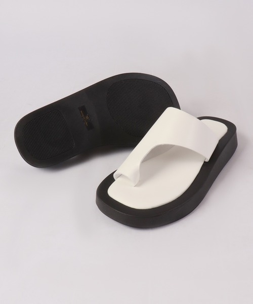 「LibertyDoll」 フラットサンダル M ブラック レディース_画像8