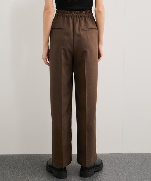 LE CERCLE par rope' スラックス パンツ ウーリッシュジョーゼット