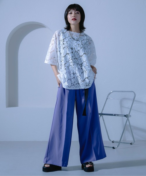 「Ellno Loset」 半袖Tシャツ SMALL オフホワイト メンズ_画像4