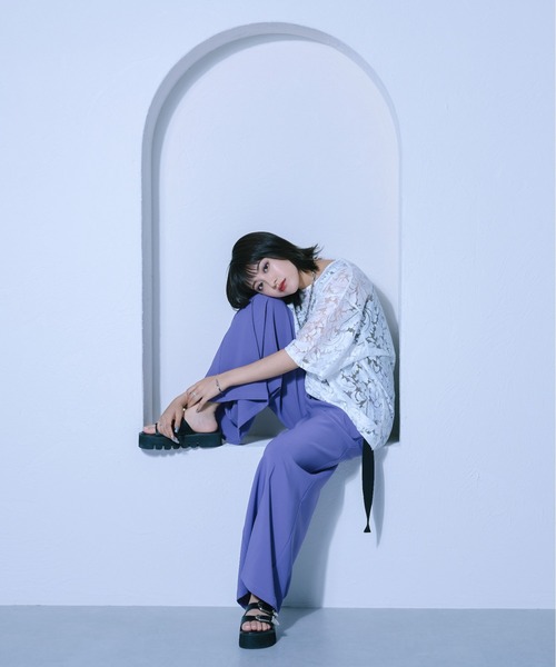 「Ellno Loset」 半袖Tシャツ SMALL オフホワイト メンズ_画像6