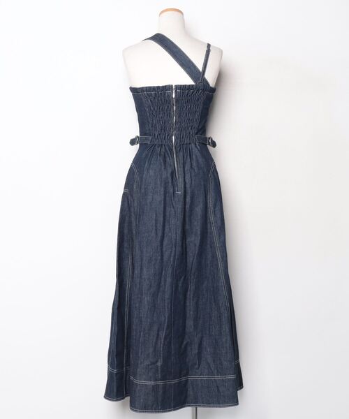 「CASA FLINE」 キャミソールワンピース FREE ブルー レディース_画像2