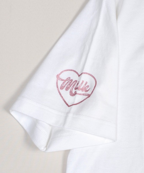 「MILK」 半袖Tシャツ FREE ピンク レディース_画像4