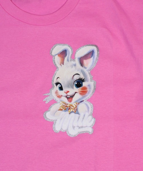 「MILK」 半袖Tシャツ FREE ピンク レディース_画像6