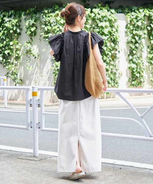 「Spick & Span」 ノースリーブブラウス FREE ブラック レディース_画像6