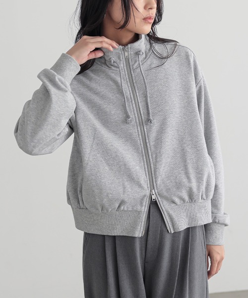 for/c（フォーシー） トレーナー スウェット スタンドネックジップ