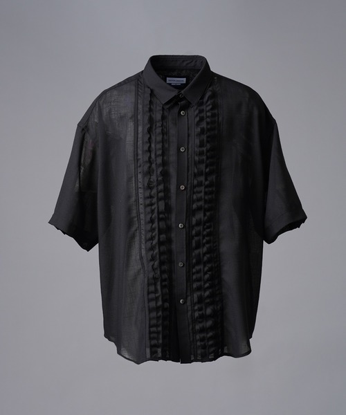 「MAISON SPECIAL」 半袖シャツ 1 ブラック メンズ