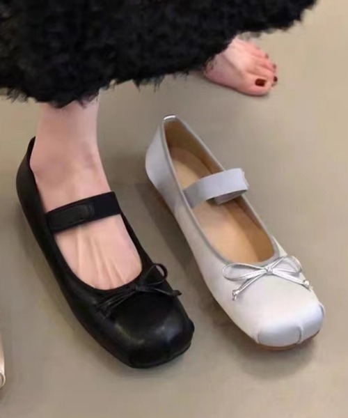 ジェーンマープル　オペラリボンのウイングチップ　アイボリー　Lサイズ ジェーンマープル オペラリボンのウイングチップ アイボリー Lサイズ