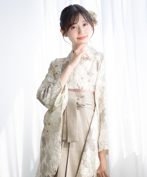 SOUBIEN（創美苑） 着物 卒業式 「floro by SOUBIEN」レディース袴4点 