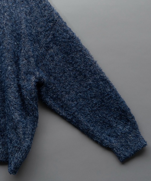 MAISON SPECIAL（メゾンスペシャル） 長袖ニット 1 ブルー メンズ