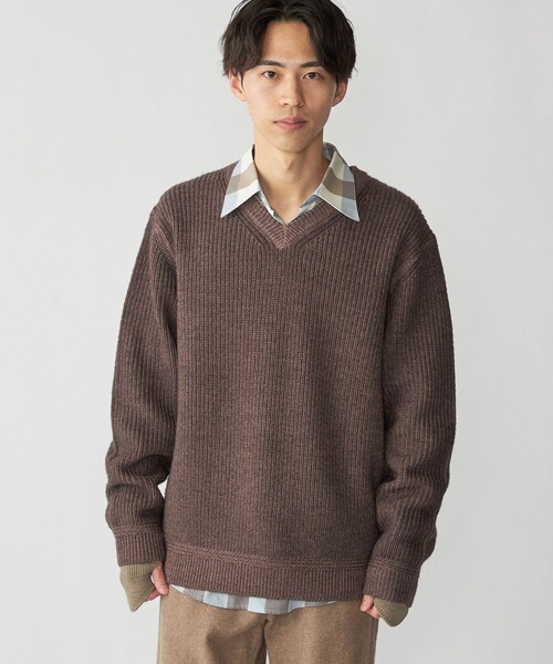 ニット 楽天市場】[ M L XL 選べるネック ] メルティ シンプル ニット [C7396