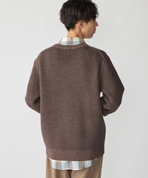 SHIPS（シップス） セーター ニット SHIPS: ウール ガーメントダイ V