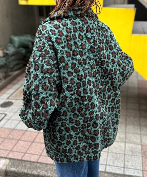 「mi via loca」 ジャケット FREE ブルーグリーン レディース_画像5