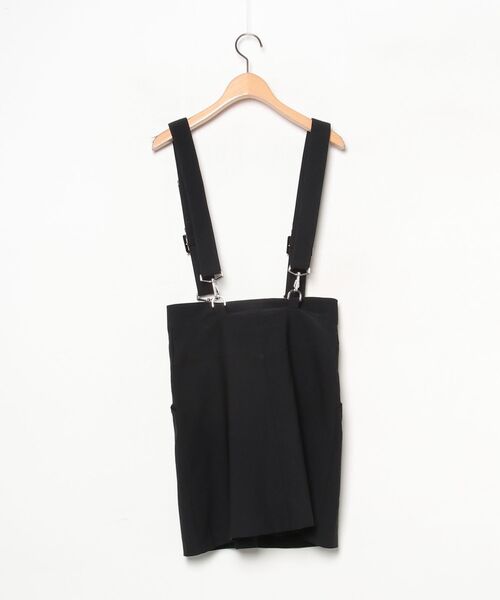 「lilLilly」 サロペットスカート MEDIUM ブラック レディース_画像2