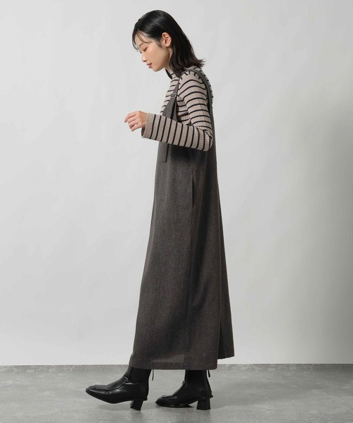 LAKOLE（ラコレ） ジャンパースカート ツイードジャンパースカート