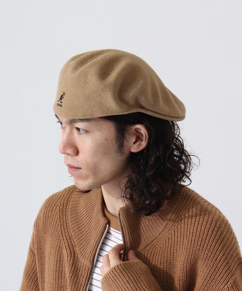 「KANGOL」 ハンチング M ベージュ メンズ_画像6