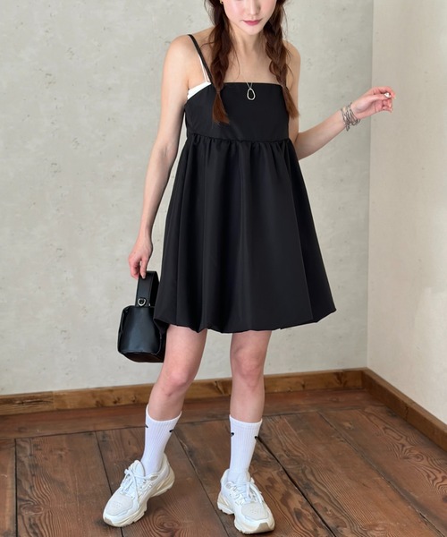 「Per sist ence」 キャミソールワンピース FREE オフホワイト レディース_画像8