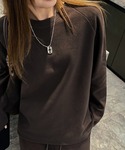 tシャツ クルーネック長袖プルオーバー レディースの詳細画像5