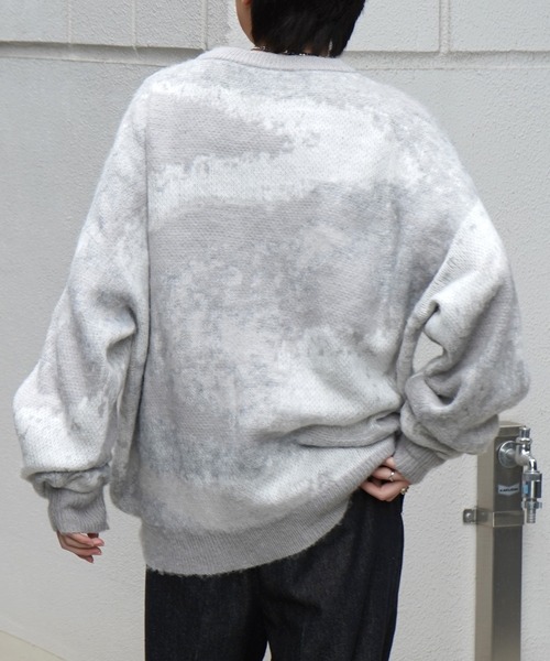 「Confirm」 長袖ニット M ブラック メンズ_画像9